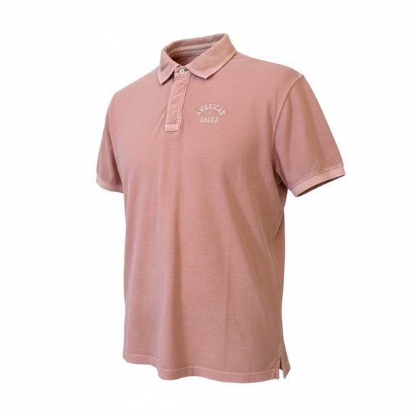 American Eagle Outfitters Super Soft Polo Short Sleeve Shirt Large - Picture 2 of 5